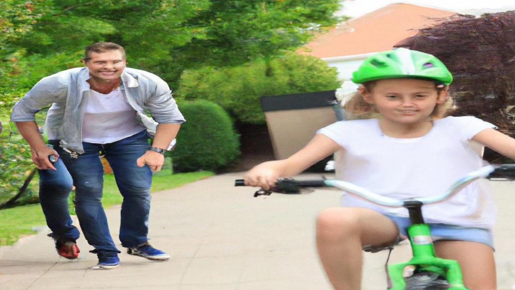 Dziecko na rowerze przed czy za rodzicem?